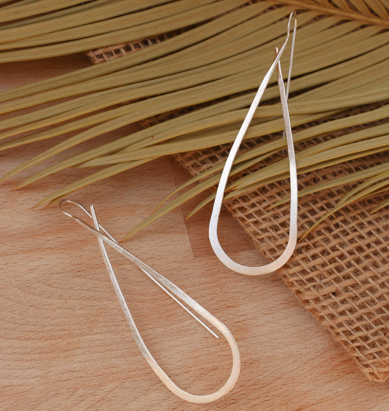 Willow Earrings Silver Large