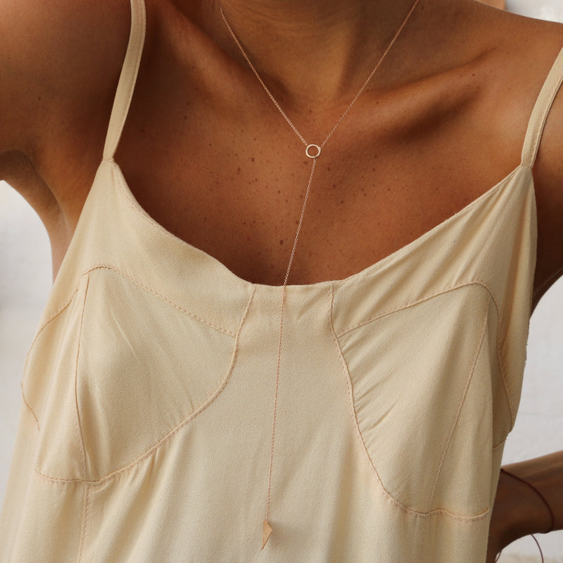 Anika Necklace Rose Gold Plated