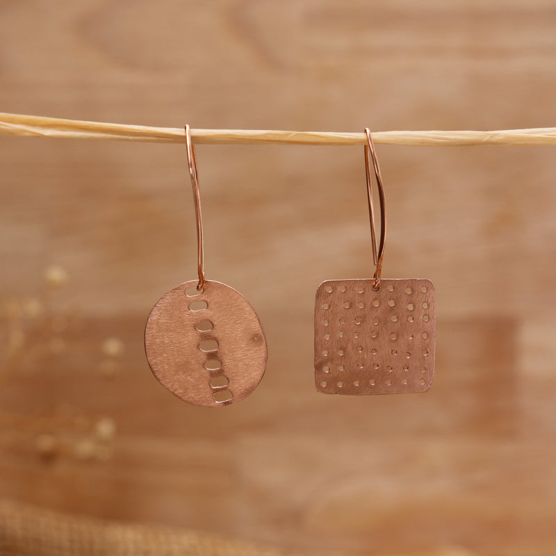 Carissa Earrings Rose Gold Plated