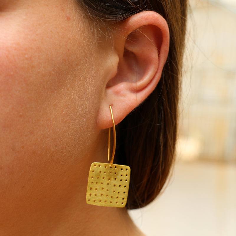 Carissa Earrings Gold Plated