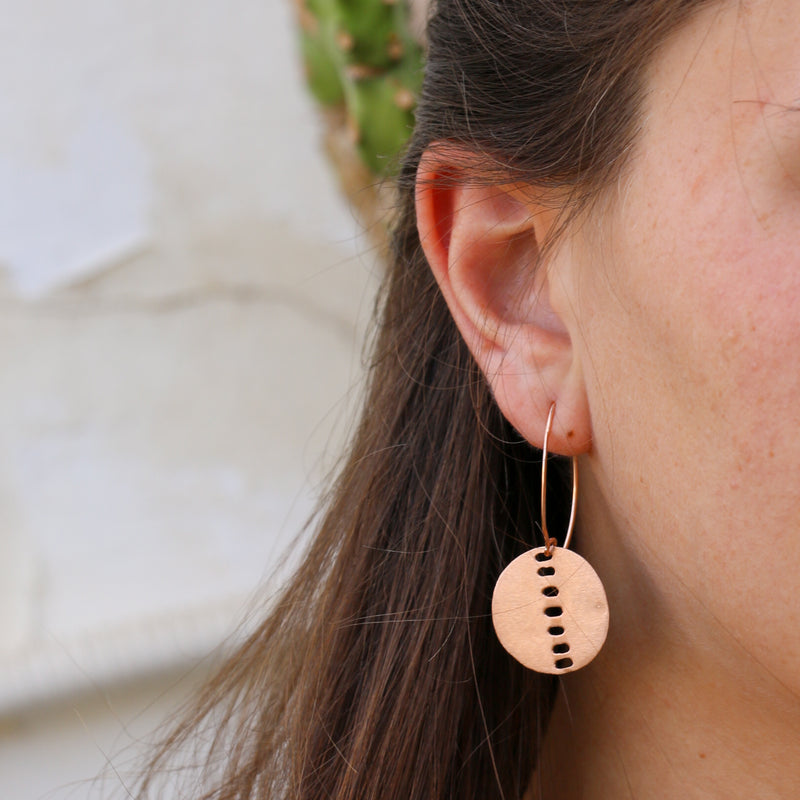 Carissa Earrings  Rose Gold Plated