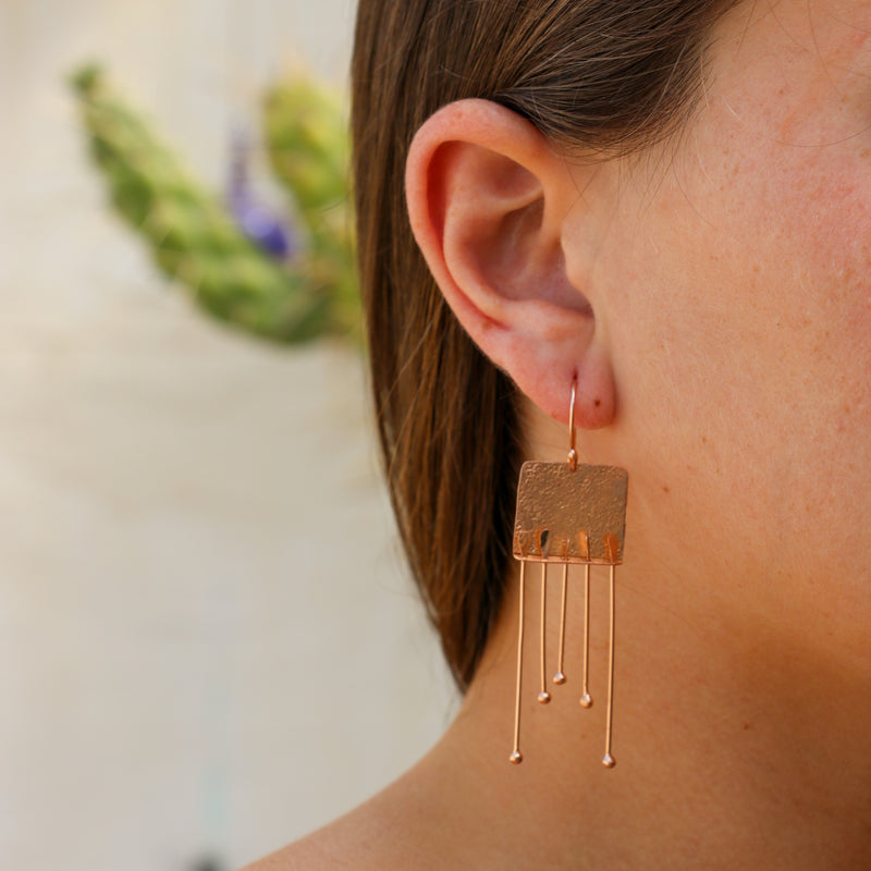 Zola Earrings Rose Gold Plated
