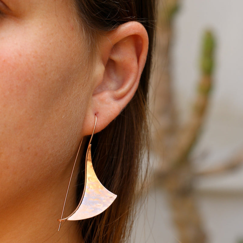Alea Earrings Rose Gold Plated