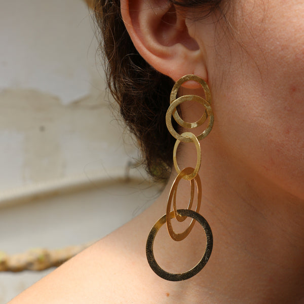 Valenceia Earrings Gold Plated 