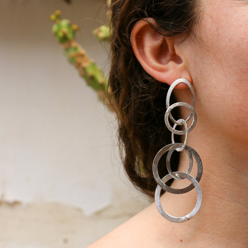 Valenceia Earrings Silver Plated