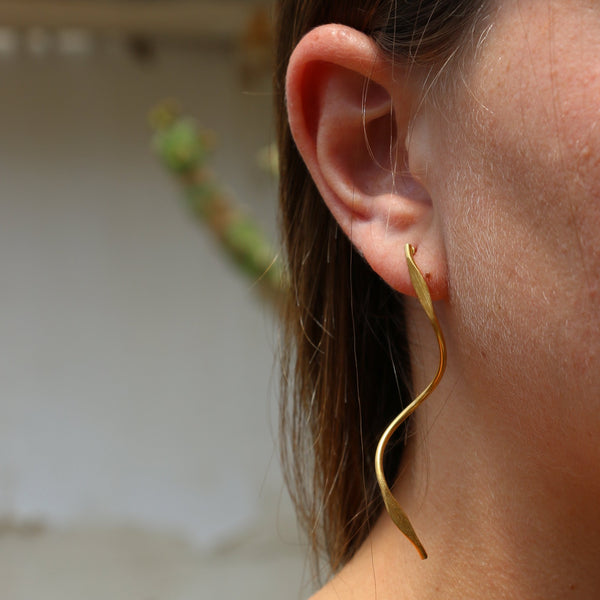 Fiona Earrings Gold Plated 