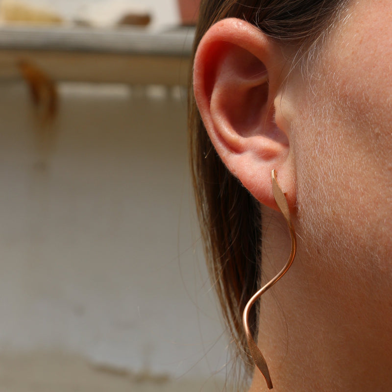 Fiona Earrings Rose Gold Plated