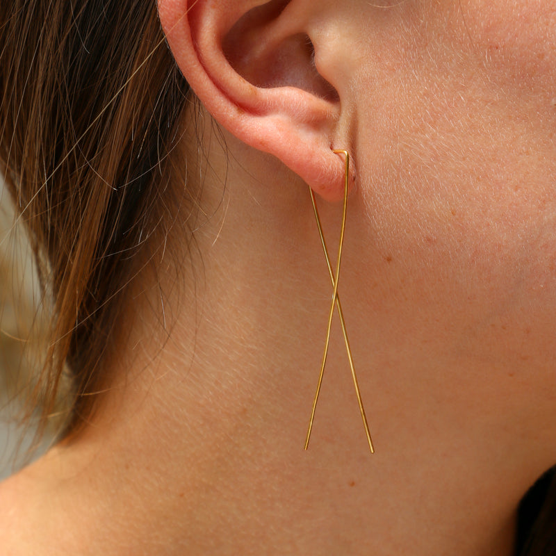 Raiden Earrings Gold Plated