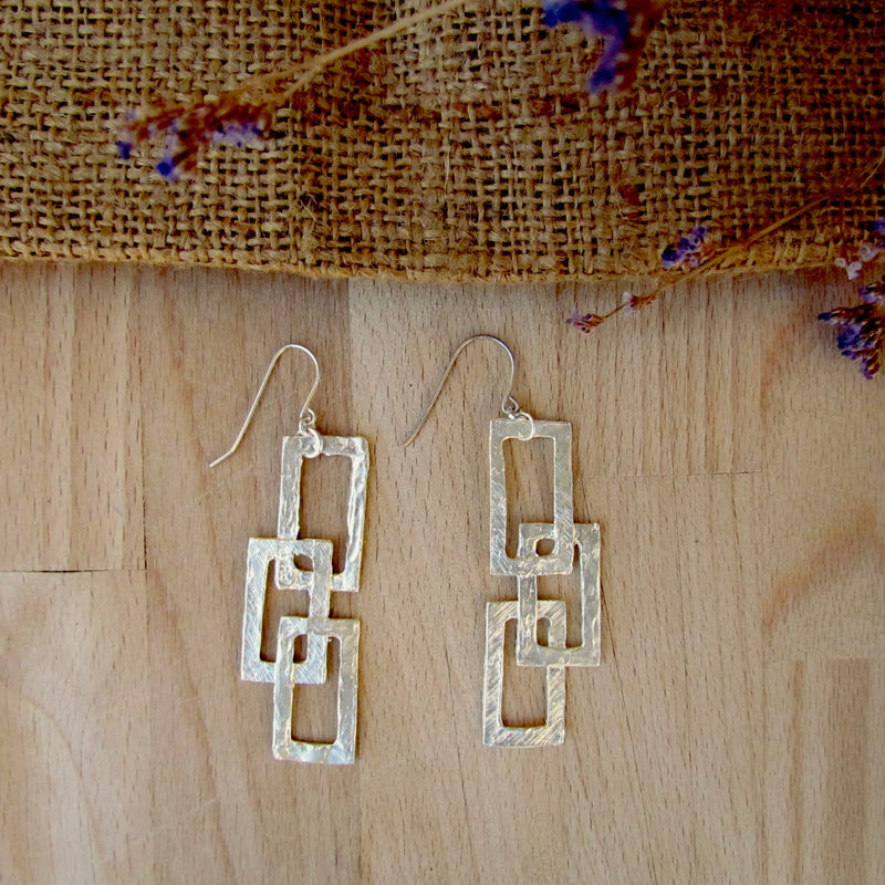 Nilay Earrings Silver Plated
