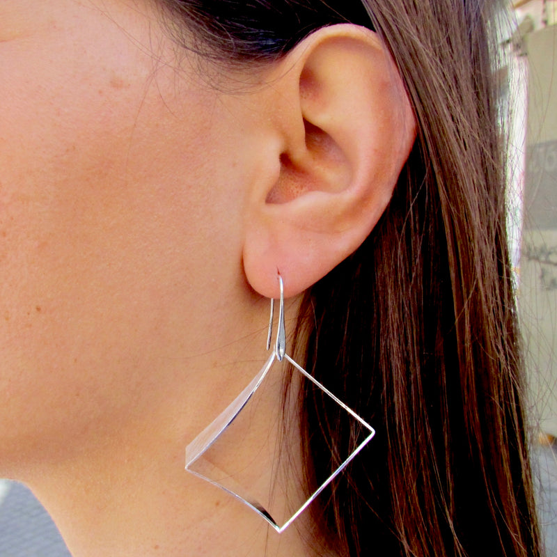 Liv Earrings Silver Plated