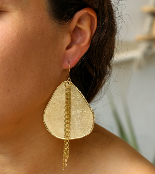 Malai Earrings Gold Plated