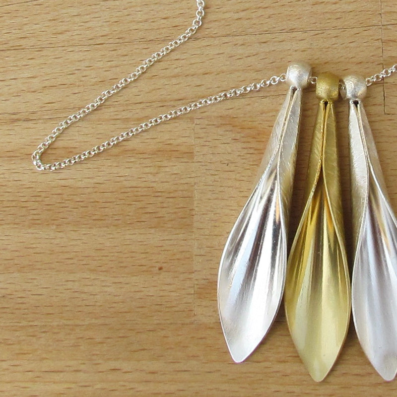Alara Necklace Silver Plated & Gold Plated