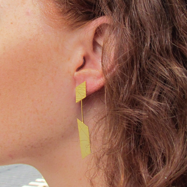 Nell Earrings Gold Plated