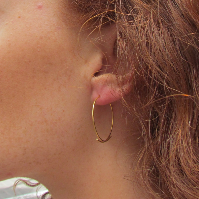 Farah Earrings Gold Plated Small