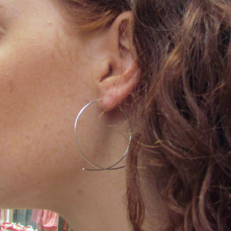 Farah Earrings Silver Medium