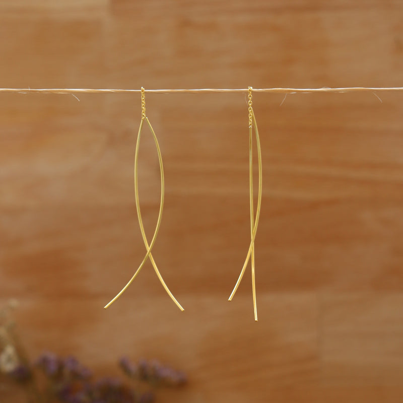 Kehlani Earrings Medium Gold Plated