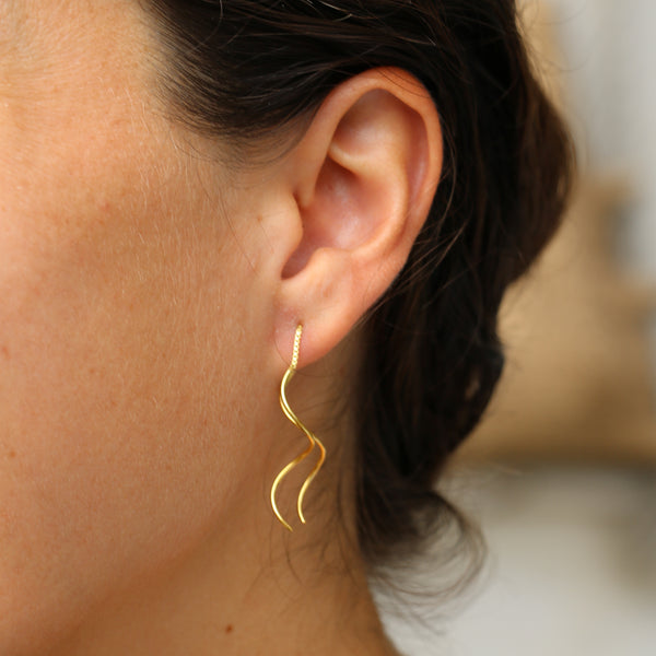 Reese Earrings Small Gold Plated