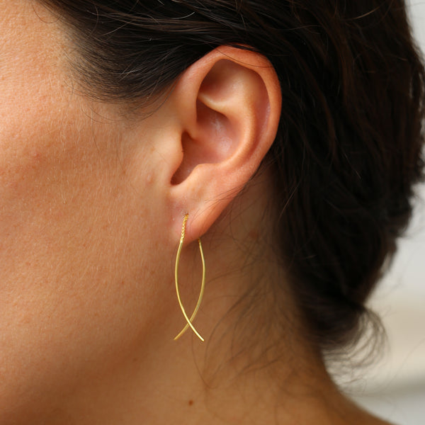 Kehlani Earrings Small Gold Plated