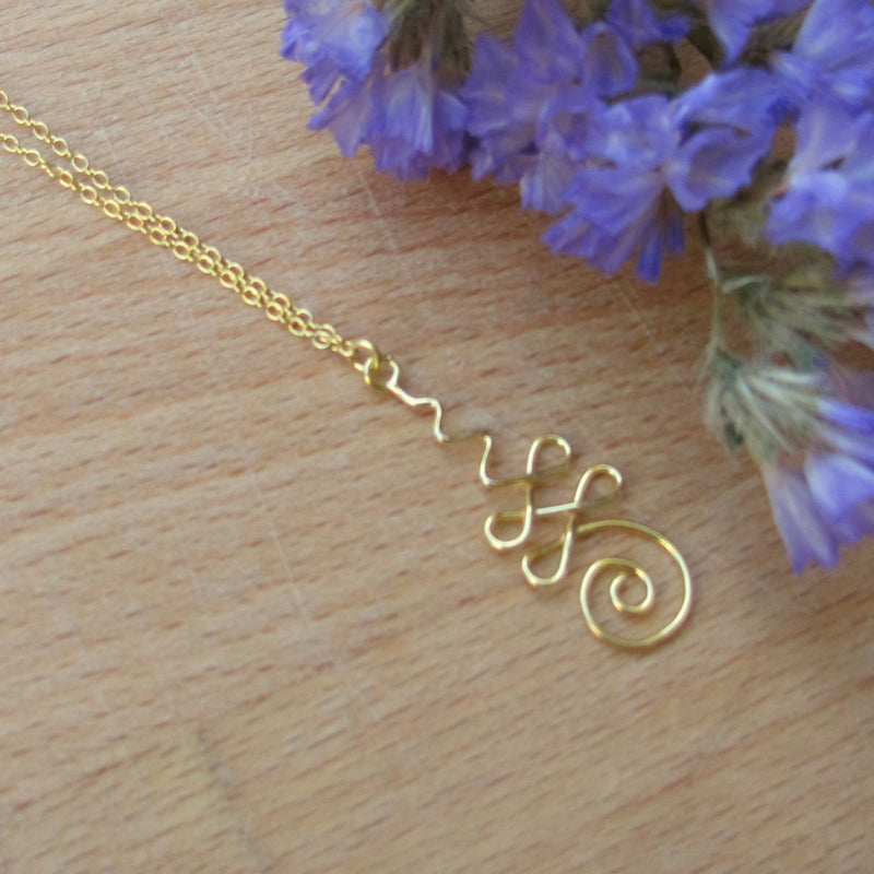 Charlie Necklace Gold Plated
