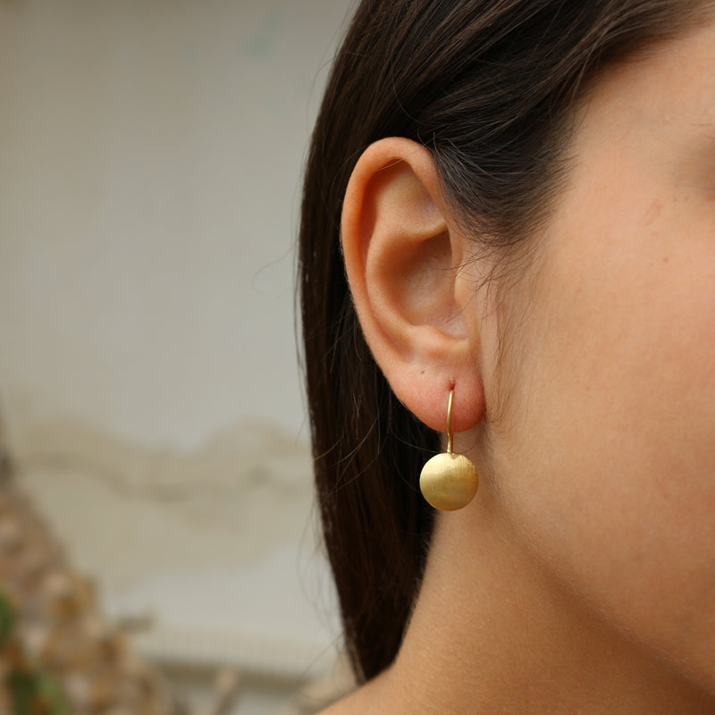 Adina Earrings Gold Plated Medium