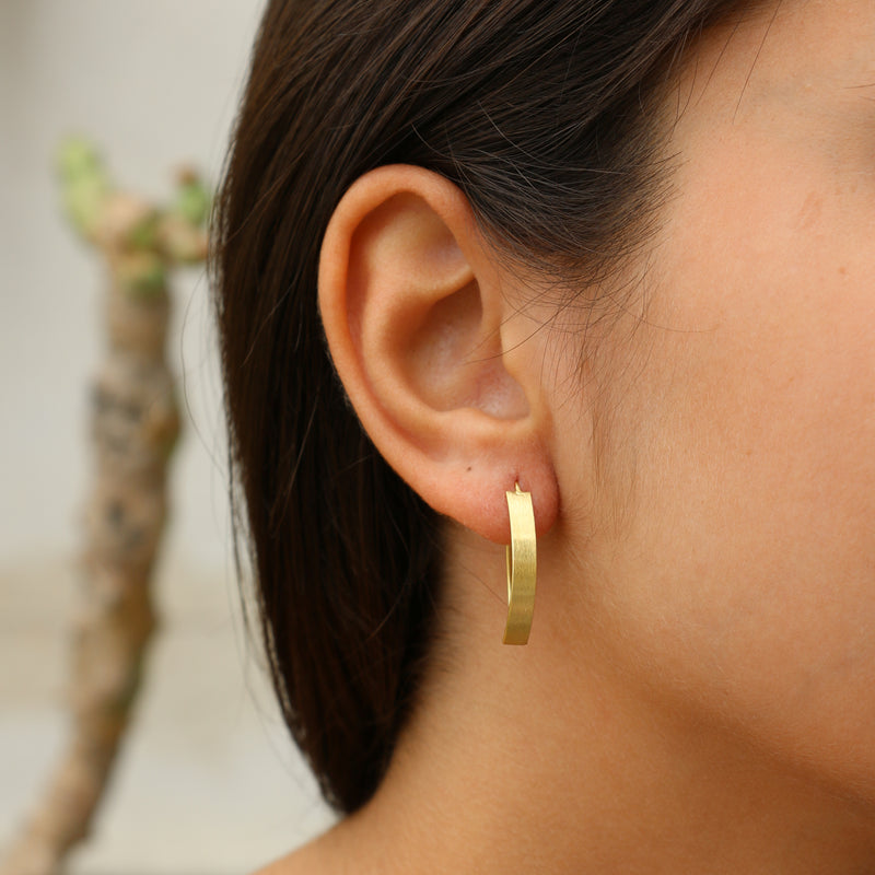 Polly Earrings Gold Plated Small