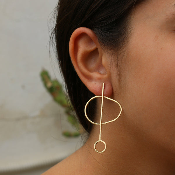 Kimi Earrings Gold Plated