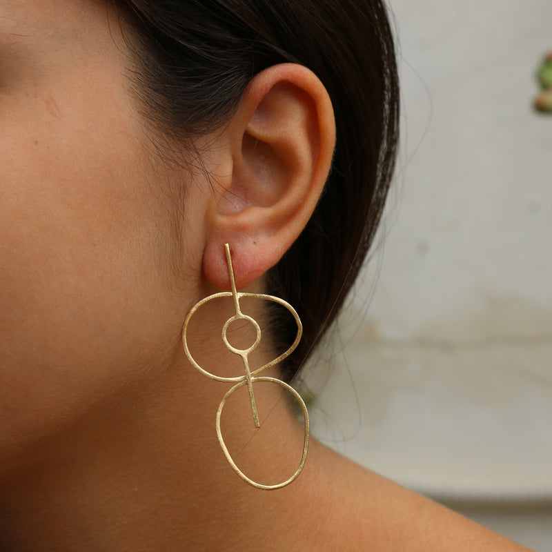 Kimi Earrings Gold Plated