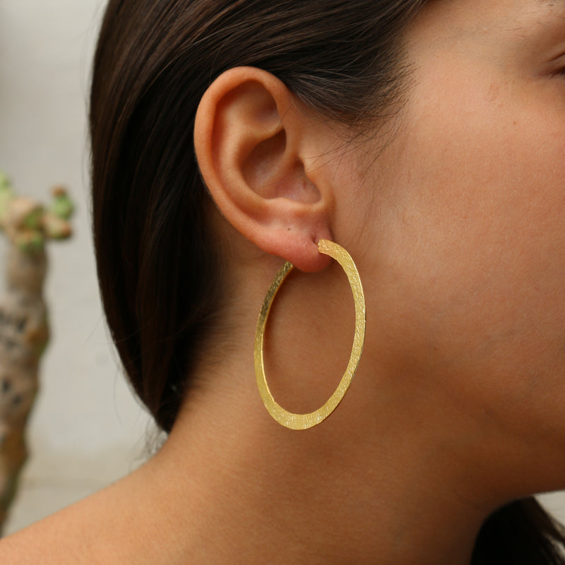 Kiana Earrings Gold Plated Medium