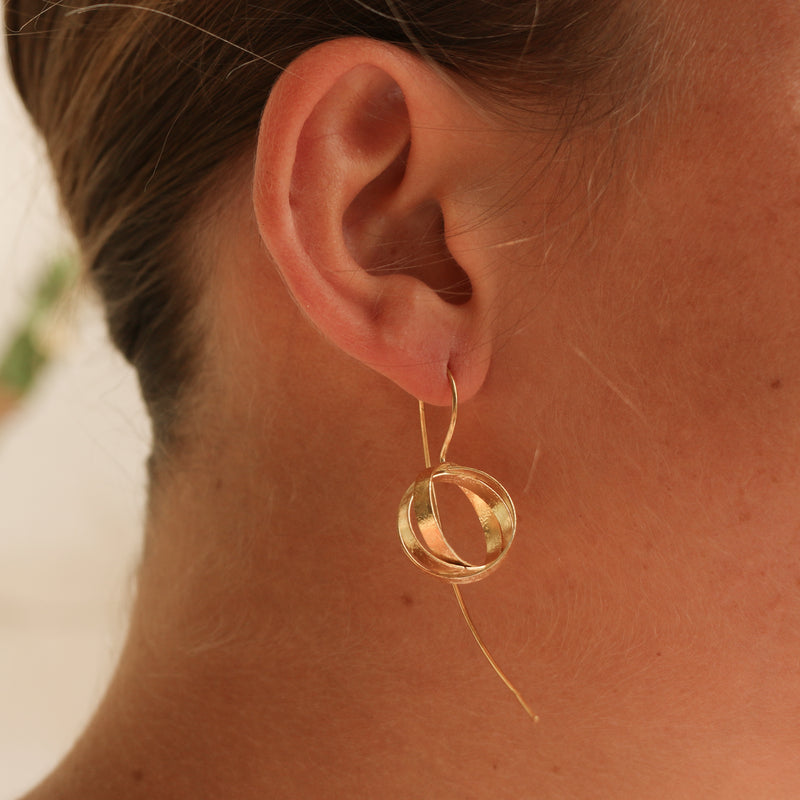 Diona Earrings Rose Gold Plated