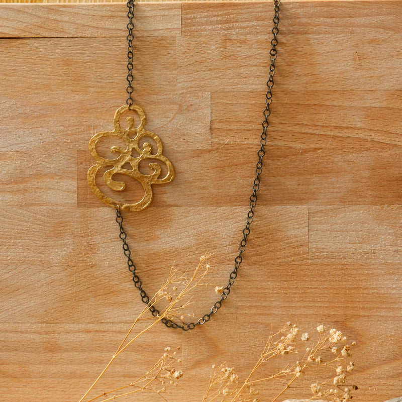 Callie Necklace Gold Plated & Brass