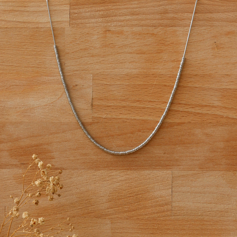 Ziana Necklace Rhodium Plated