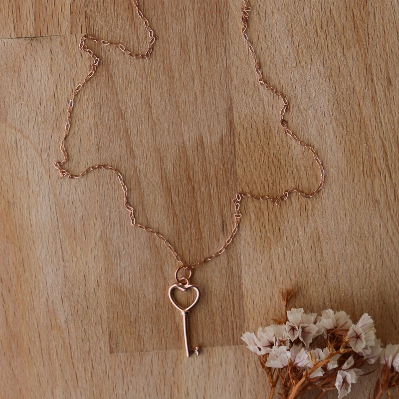 Alaia Necklace Rose Plated & Rose Gold Plated Chain 