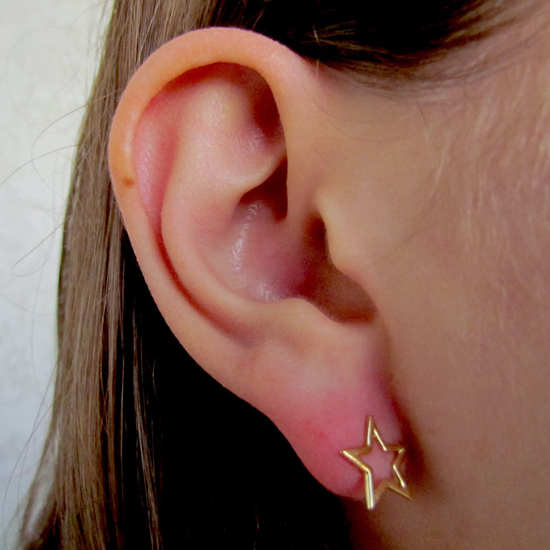 Calla Earrings Gold Plated